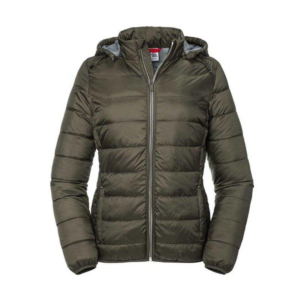 Image of Nano Jacke Mit Kapuze Damen Olivegrün XS
