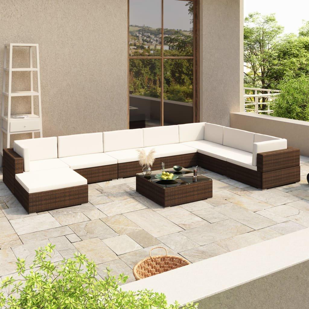 VidaXL Gartenmöbel set poly-rattan  