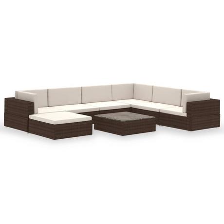 VidaXL Gartenmöbel set poly-rattan  