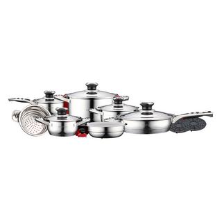 Cheffinger Set da cucina da 16 pezzi - Acciaio inox  