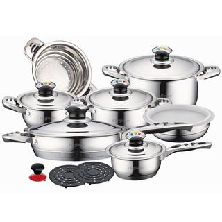 Cheffinger Set da cucina da 16 pezzi - Acciaio inox  