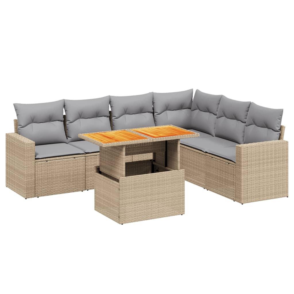 VidaXL Garten sofagarnitur poly-rattan  