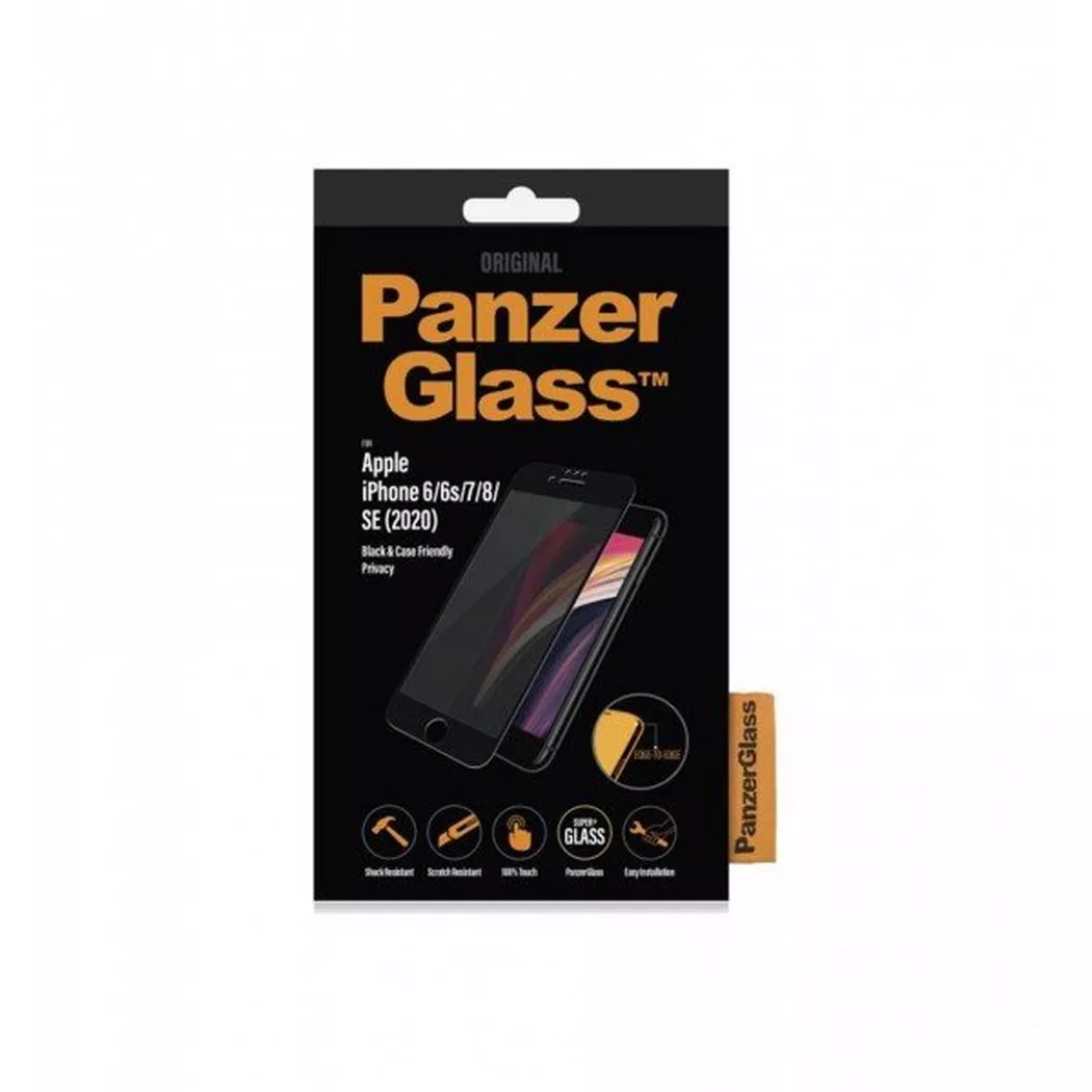 PanzerGlass ® Privacy Screen Protector iPhone SE (2020/2022) | 8 | 7 | 6 | 6s | Edge-to-Edge Protection d'écran transparent Apple 1 pièce(s)