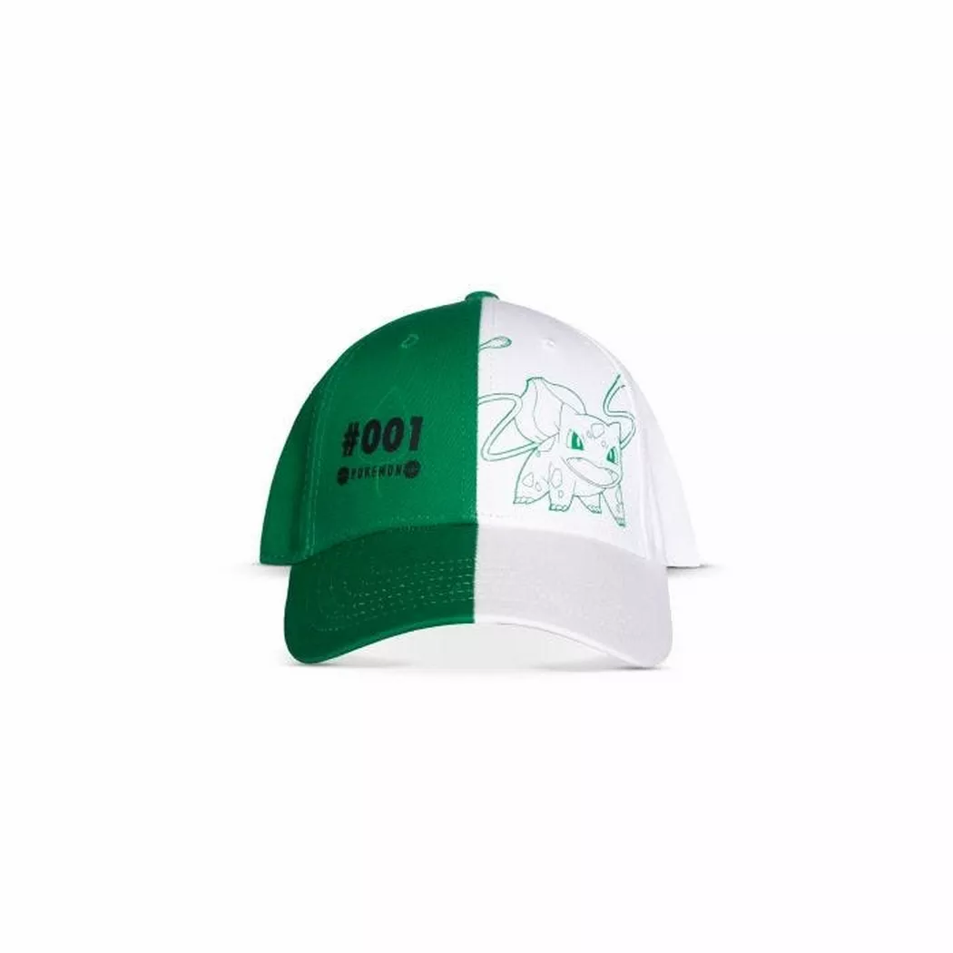 Difuzed - Mütze Baseball Pokemon Bisasam U, für Herren, Weiss, One Size