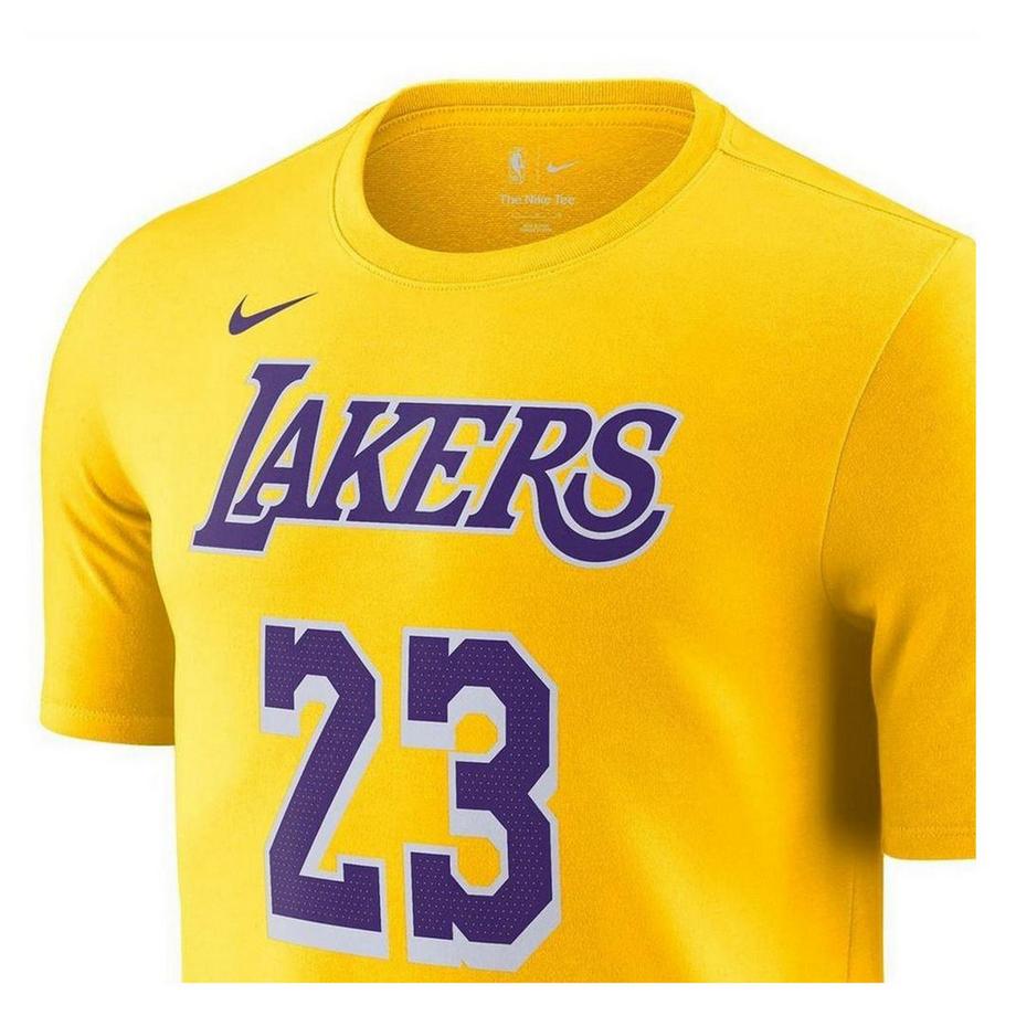 NIKE T-Shirt NBA Lakers James 23 Manches Courtes  