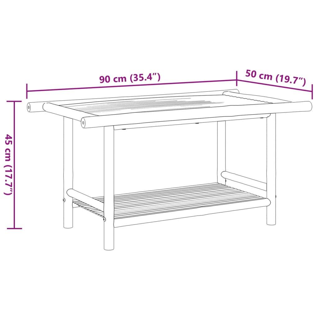 VidaXL Couchtisch bambus  