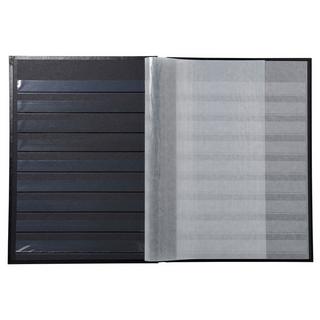 Exacompta Album de timbres simili-cuir 48 pages noires - 22,5x30,5 cm  