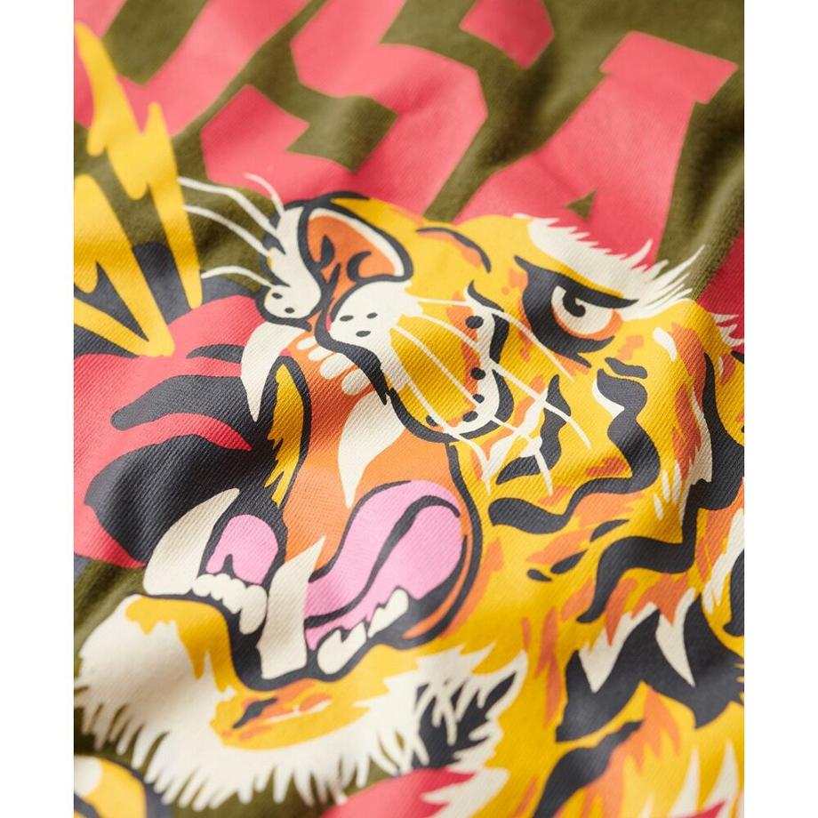 Superdry Osaka Tiger T-Shirt Grafica  