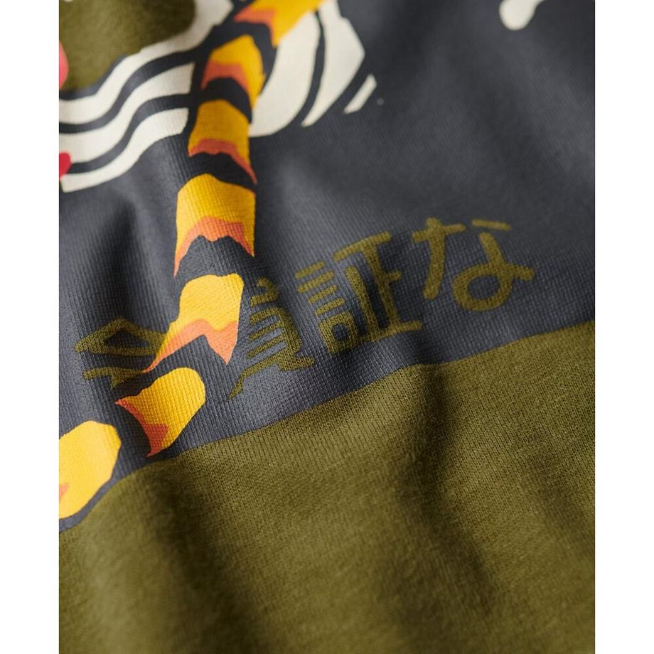 Superdry Osaka Tiger T-Shirt Grafica  