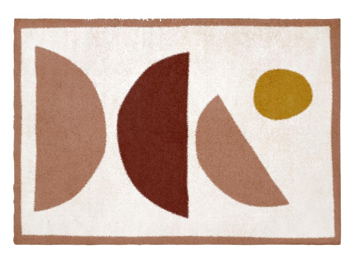 Image of Hochflorteppich Mit Abstraktem Muster - 160 X 230 Cm - Mehrfarbig - Mynio Unisex Multicolor 160X230CM