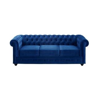 Vente-unique Couchgarnitur 3+2 CHESTERFIELD Samt  