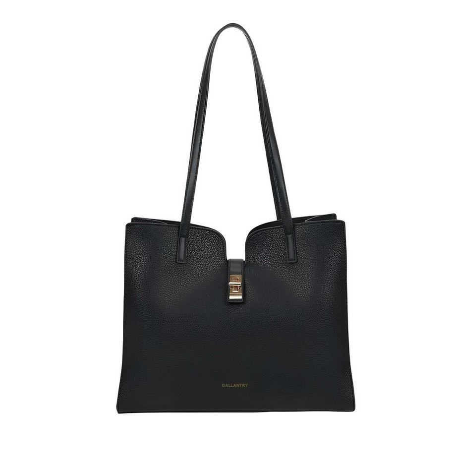 Shopper mit Metallverschluss