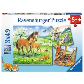 Ravensburger  Puzzle Kuschelzeit (3x49) 