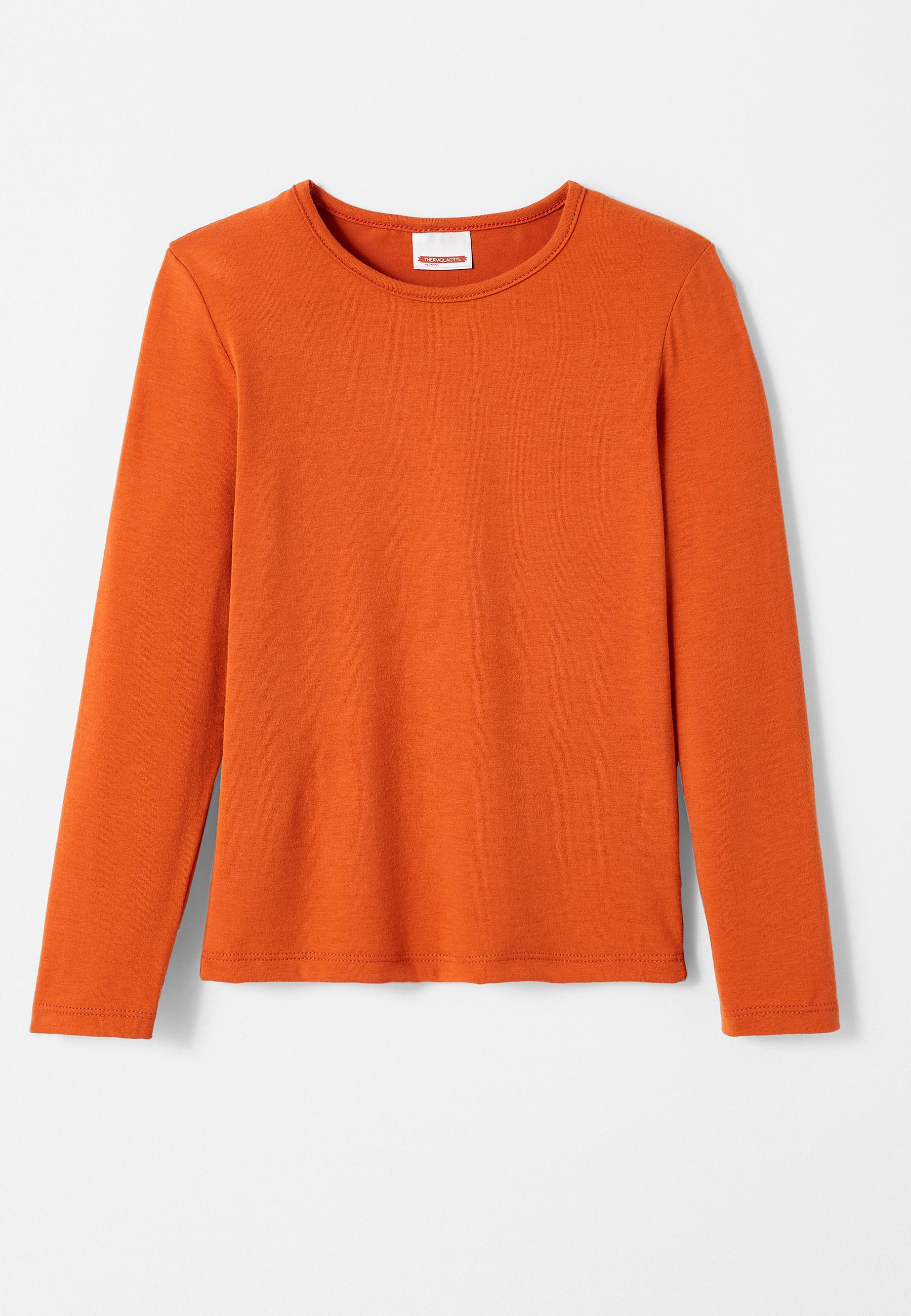 Image of Langärmeliges Shirt. Mädchen Orange 86