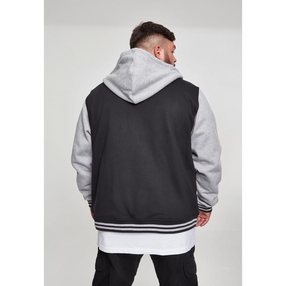 URBAN CLASSICS Classic 2-Tone Zip Kapuzenpullover Grosse Grössen  