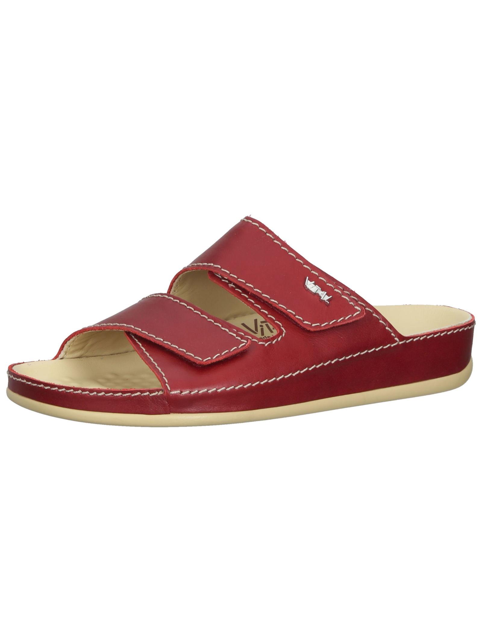 Image of Pantoletten 0938 Unisex Rot Bunt 36