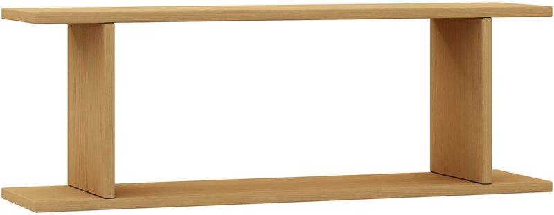 VCM Holzregal hängend | platzsparendes Regal | Maße:  H. 28 x B. 80 x T. 20 cm | Elegantes Regal hängend | Aufbewahrungsregal | Bücherregal | Wandboard -  