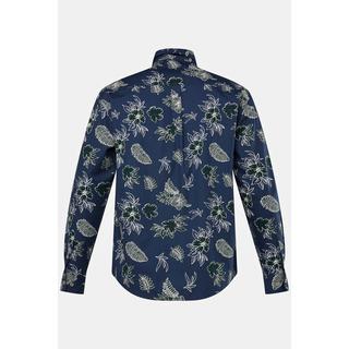 JP1880  Hemd, Langarm, Buttondown-Kragen, floraler Print, Modern Fit 