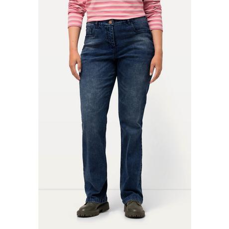 Ulla Popken  Jean Mandy, coupe 5 poches, jambe large 