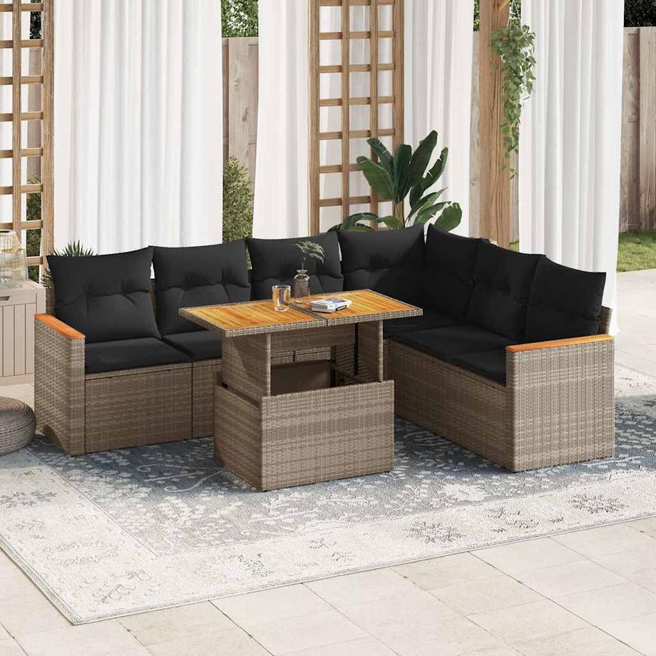 VidaXL Garten sofagarnitur poly-rattan  