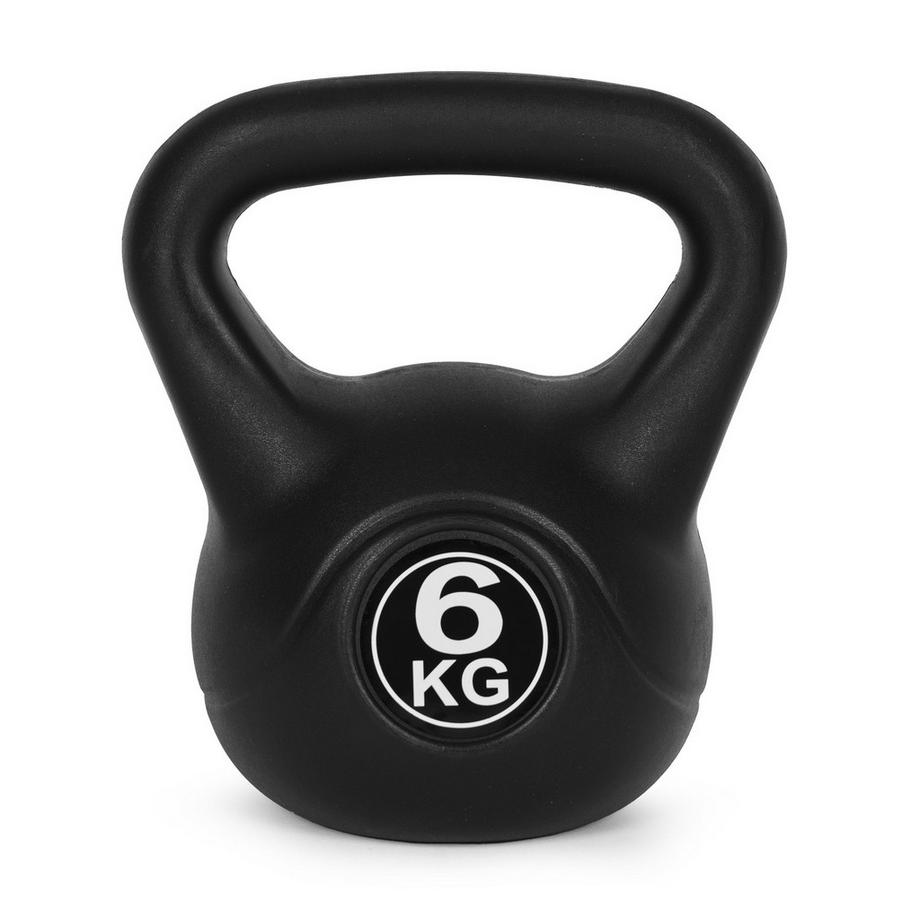 Northix  Kettlebell 6 kg pour l'exercice, haltère, balle de poids, charge de fitness, ModernHome 