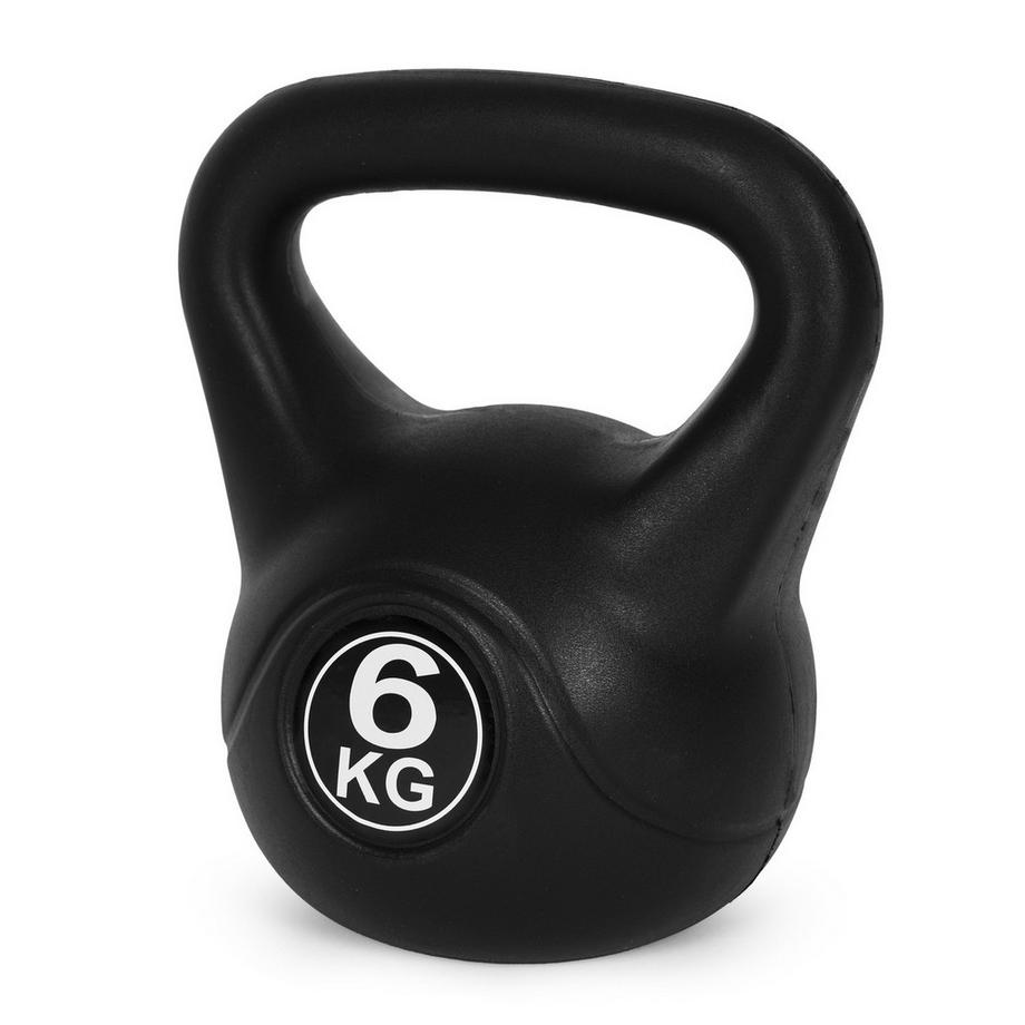 Northix  Kettlebell 6 kg pour l'exercice, haltère, balle de poids, charge de fitness, ModernHome 