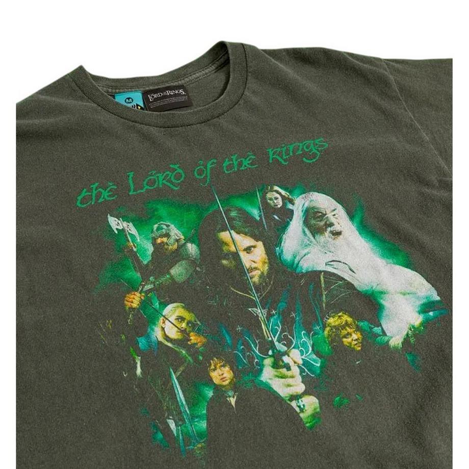 Lord Of The Rings T-Shirt mit Vintagewaschung  