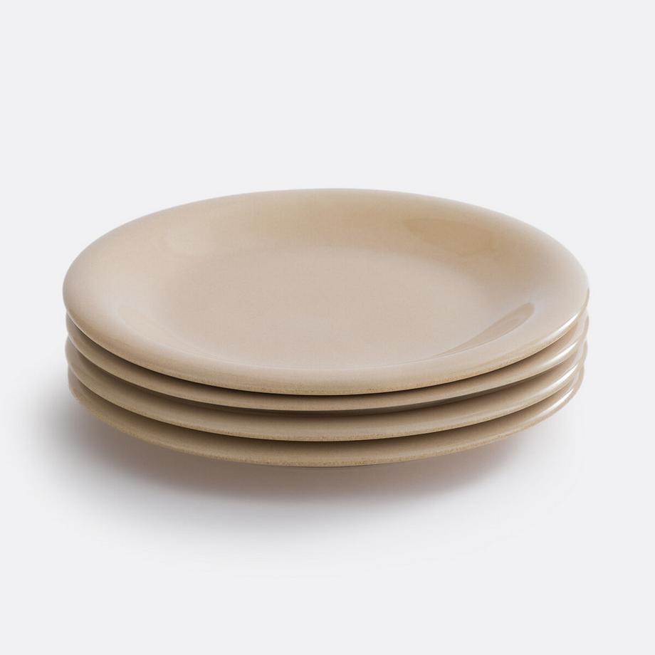 Lot de 4 assiettes plates