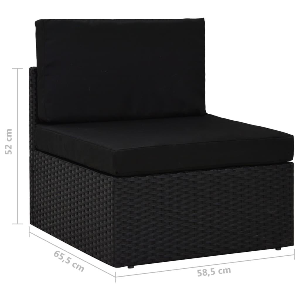 VidaXL Gartensofa poly-rattan  