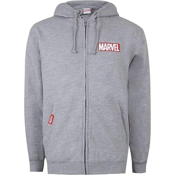 Image of Shield Hoodie Mit Durchgehendem Reißverschluss Herren Grau XL