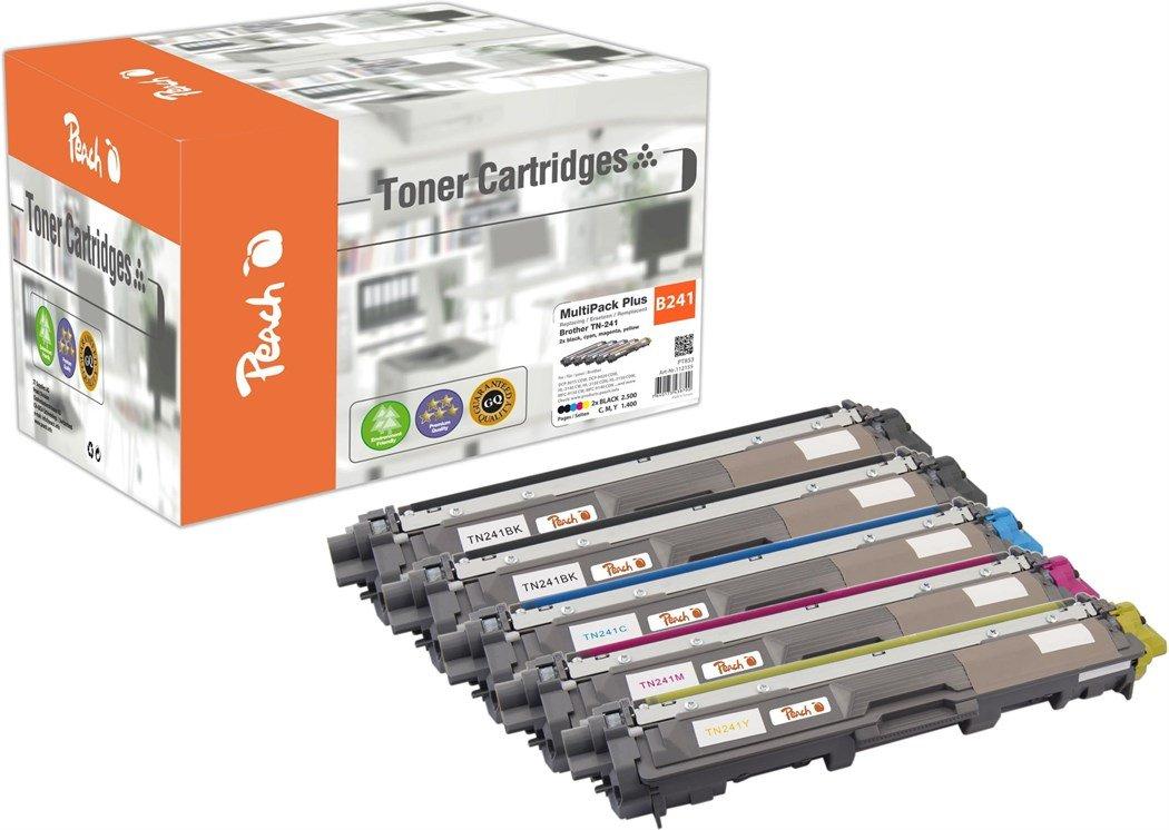 Peach  Toner TN-241 MultiPack+ 2xbk, c, m, y 2x2500, 3x1400 Seiten 