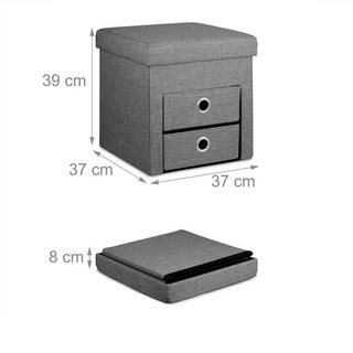 Northix Palette mit Stauraum 2 Schubladen  