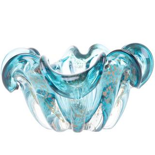 Lyor Centre de table Fleur bleue  