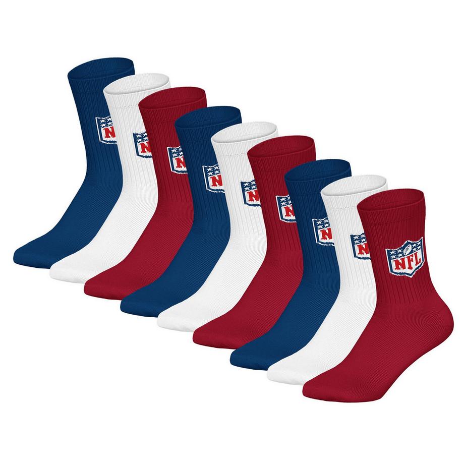 Socken  9er Pack Stretch-NFL SHIELD 9Pack Crew Socks