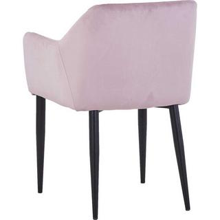 mutoni Chaise avec accoudoirs Sanna vieux rose (lot de 2)  