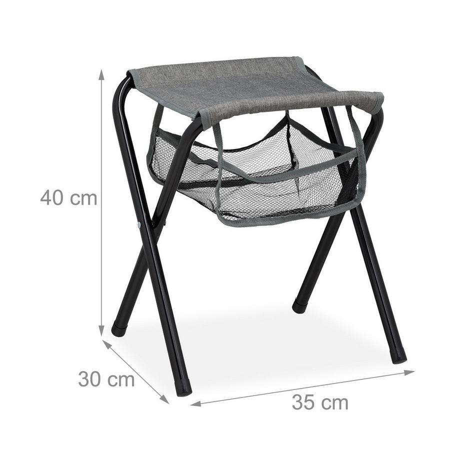 Northix  Chaise de camping pliante avec sac 