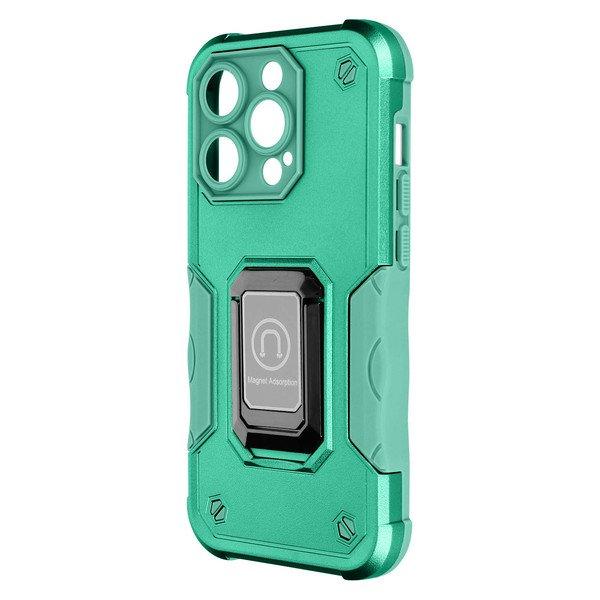 Avizar  Coque iPhone 14 Pro Max Bague Turquoise 