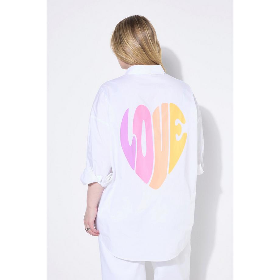 Studio Untold Chemisier Oversize Imprimé au Dos  