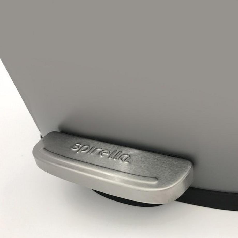 spirella Pattumiera a pedale in acciaio AKIRA 12L Taupe Matt  