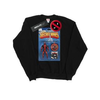 MARVEL  Deadpool Secret Wars Action Figure Sweatshirt 