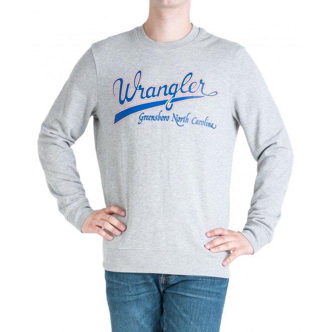 Wrangler  felpa con cappuccio logo 