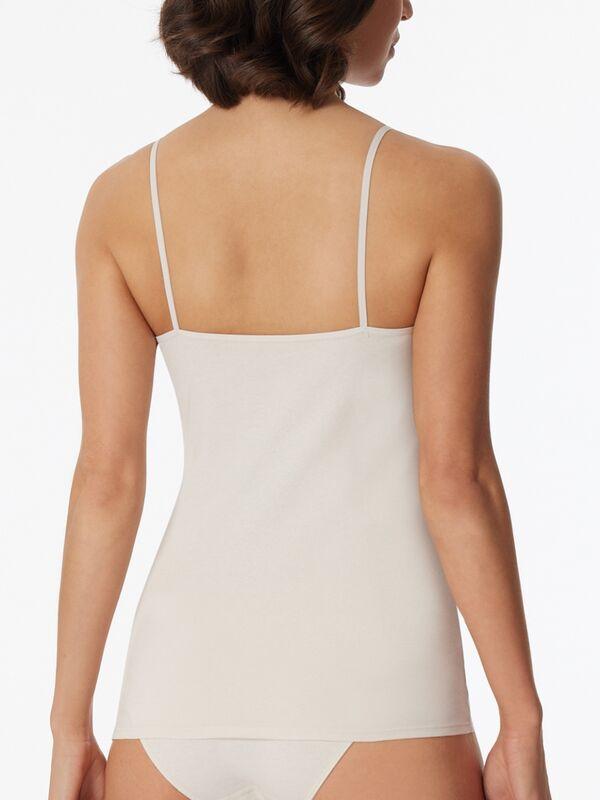 Schiesser Cotton Lace Top con Spalline Confezione da 2  