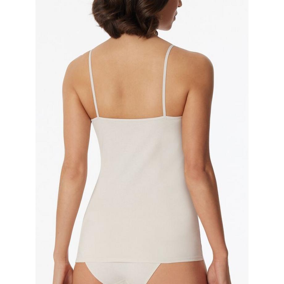 Schiesser Cotton Lace Top à Bretelles Lot de 2  