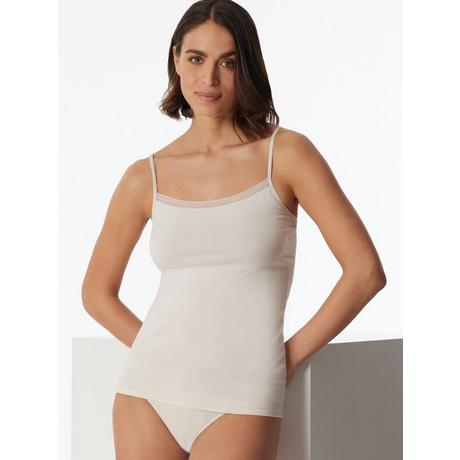 Schiesser Cotton Lace Top con Spalline Confezione da 2  