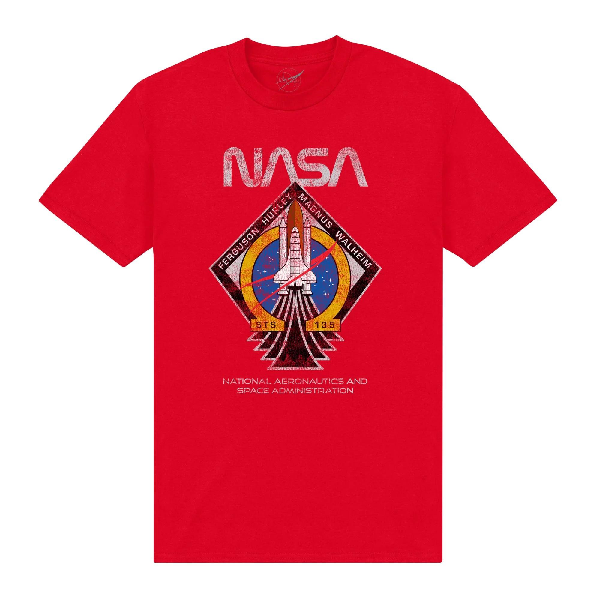 Image of Sts135 Tshirt Herren Rot Bunt M
