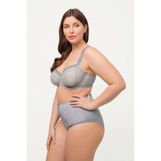 Ulla Popken  Reggiseno con pizzo, ferretto, coppe di mesh e coppa C-E 