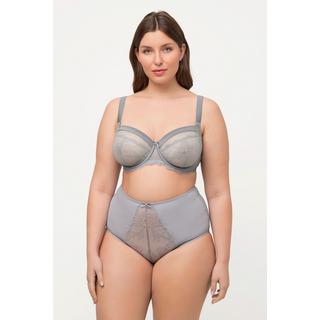 Ulla Popken  Reggiseno con pizzo, ferretto, coppe di mesh e coppa C-E 