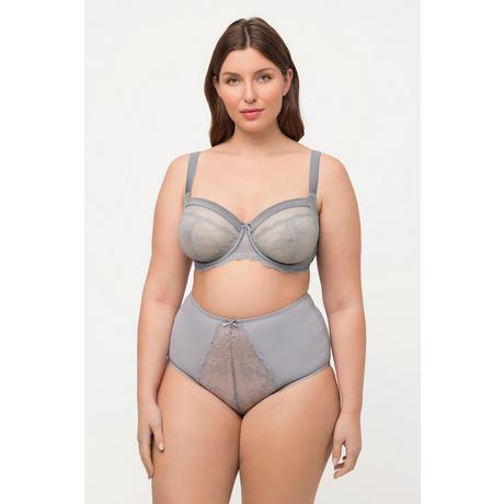 Ulla Popken  Reggiseno con pizzo, ferretto, coppe di mesh e coppa C-E 