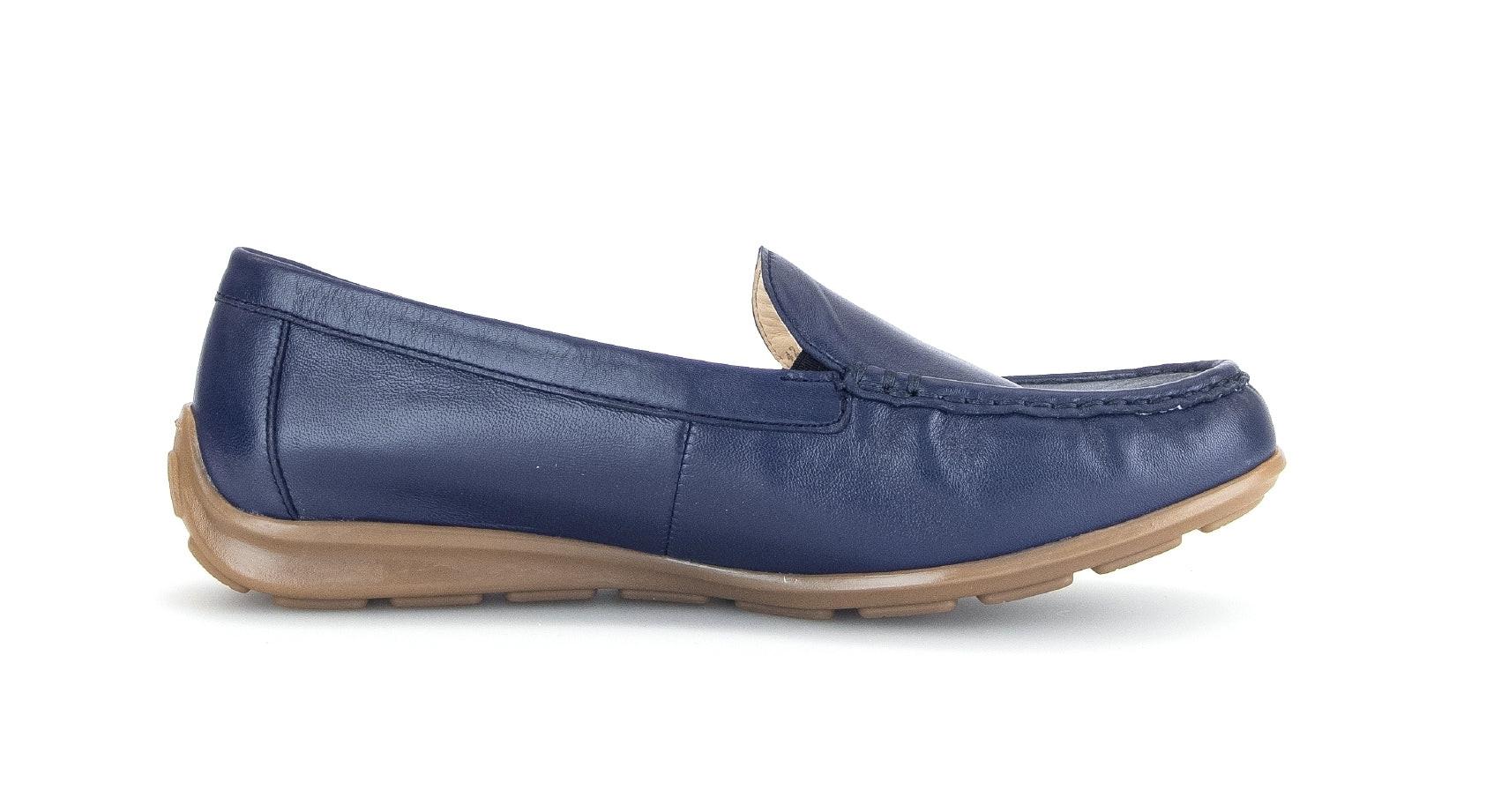 Image of Leder Loafer Damen Blau 38.5