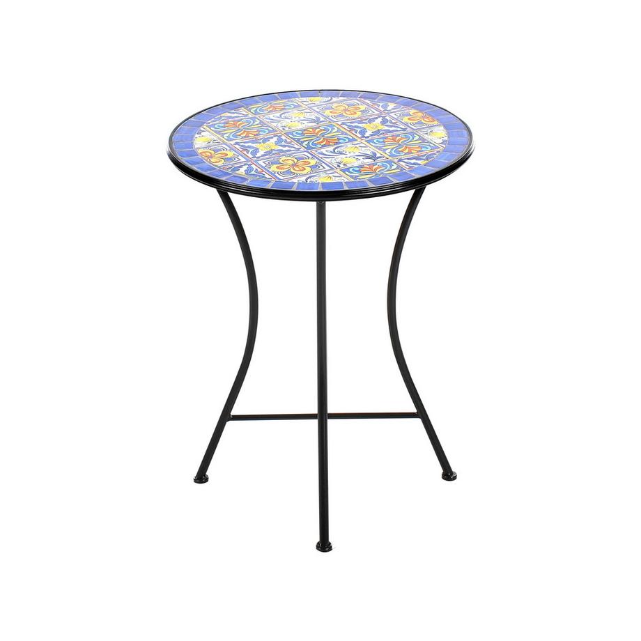 Beliani Table bistrot en Métal Rétro CORIANO  